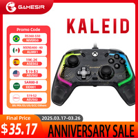 GameSir Kaleid Xbox Controller Wired Gamepad for Xbox Series X, Xbox Series S, Xbox One game console, with Hall Effect Joystick