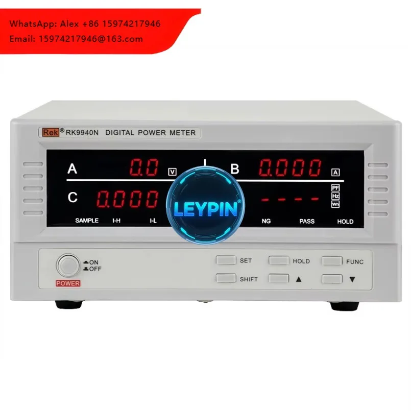 Rek RK9940N AC Digital Power Meter 600V 40A 24KW Digital Wattmeter Power Energy Meter Ytdi