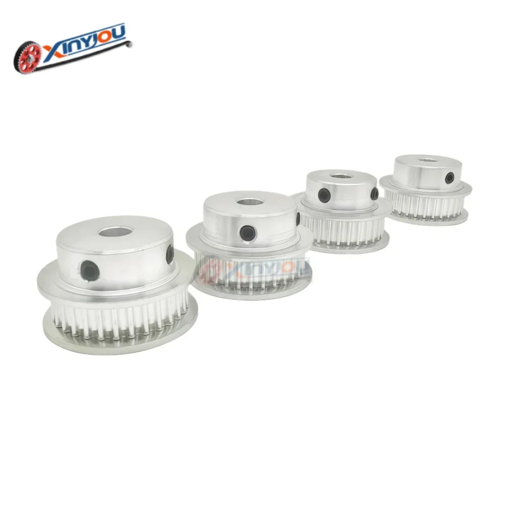 HTD3M Series BF-Type Timing Pulley 24/25/26/28 Teeth for Belt Drive Systems with Belt Width 6/10/15mm And Bore 4-14mm