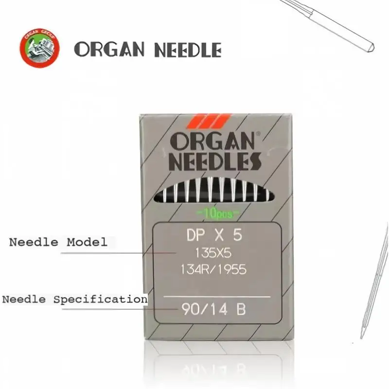 10Pcs DPX5 ORGAN Sewing Machine Needles For Industrial Lockstitch Sewing Machine Singer JUKI Brother Sewing Accessories