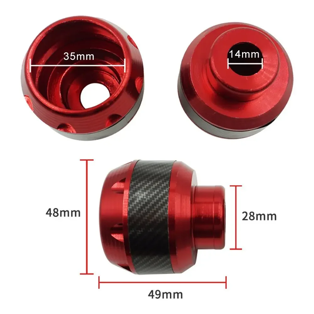 2pcs Aluminum Alloy Slider Cups Anti Crash Protector for Kaabo for Vsett for Kugoo for Zero Electric Scooter Accessories