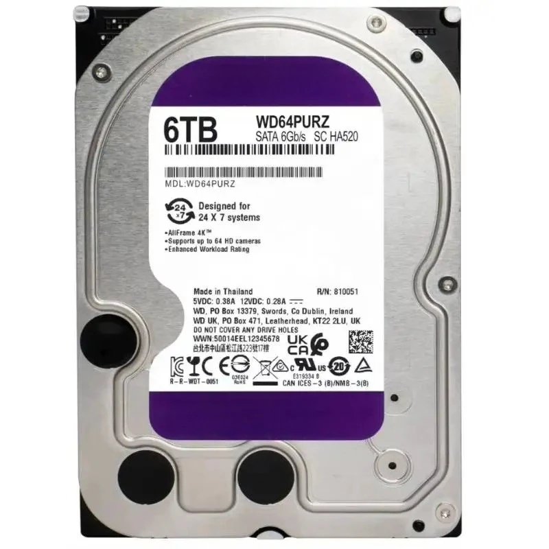 6TB Wd Purple Surve…