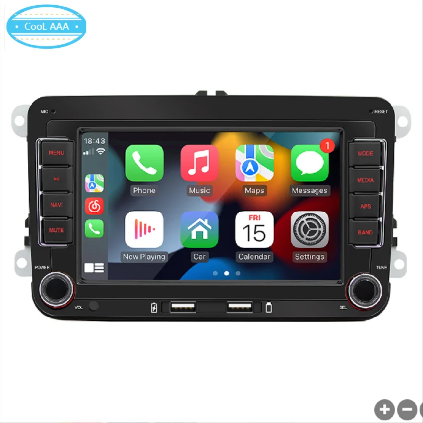 

Carplay navigation for Volkswagen vw RNS 510 2 din Golf 5 6 Mk5 Mk6 Passat CC Tiguan Eos sharan bluttooth wifi free shipping