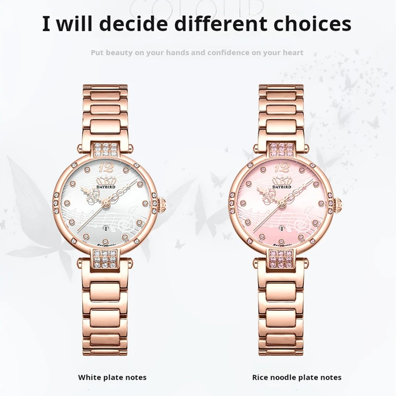 New Fashion Trend Women Watches Rose Gold Automatic Mechanical Watch for Women Original Luxury Waterproof Ladies Watch Reloj