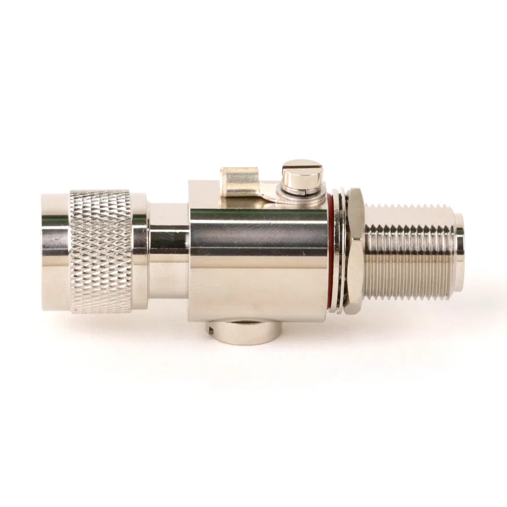 N-type 6GHZ Lightning Arrester N-JK Coaxial Anti-Lightning Antenna Communication RF Coaxial Connector for HAM CB Radio WLAN
