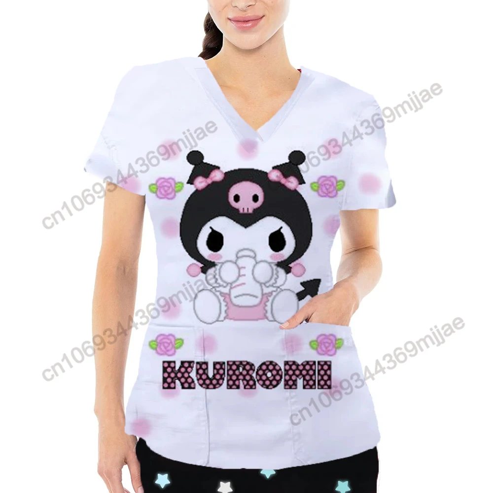 

Women T-shirts Woman Summer 2024 Women's T-shirt Clothes for Teenagers Women's Medical Uniform Tshirt Top Y2k Tops Pink Anime