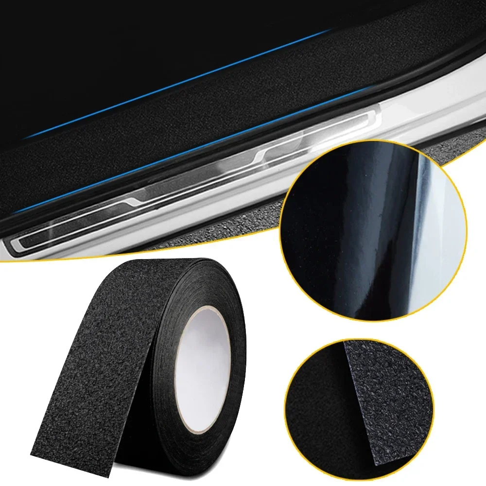 

1Pc Universal Black 7CM X 5M Car Door Plate Sticker Bumper Body Trunk Anti Scratch Scuff Strip Protector Car Accessories