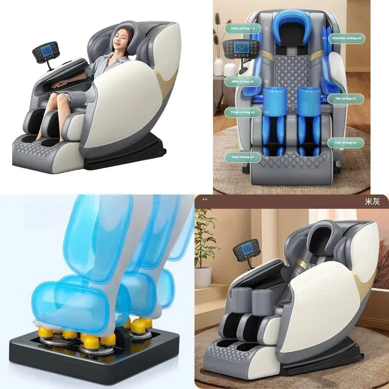 Zero Gravity Electric 3D 4D 8D SL Track Full Body Massage Chair Bed Salon Use 110-240V 3 Years Warranty 2026 Model