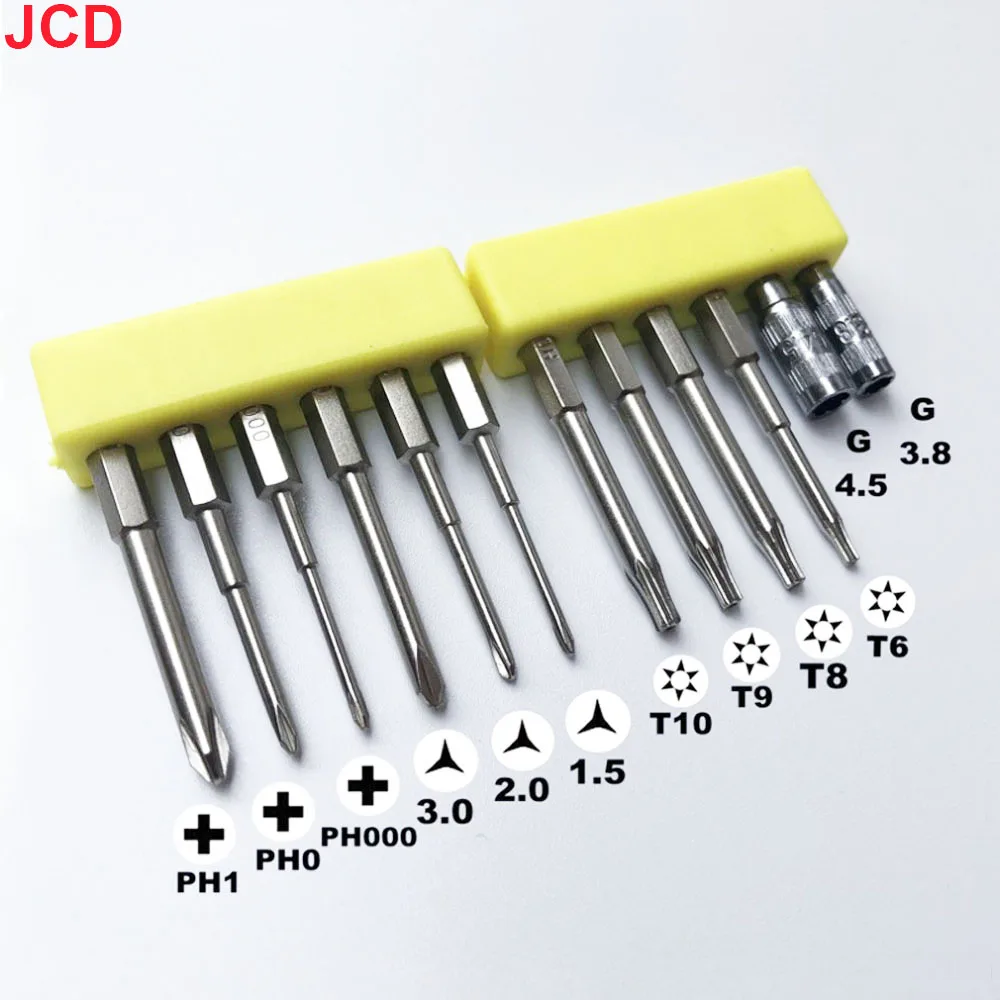 JCD Screwdriver Set Repair Tools Kit For Switch NS New 3DS PS3 PS4 Slim Wii NES SNES DS Lite GBA PSP Gamecube Consoles