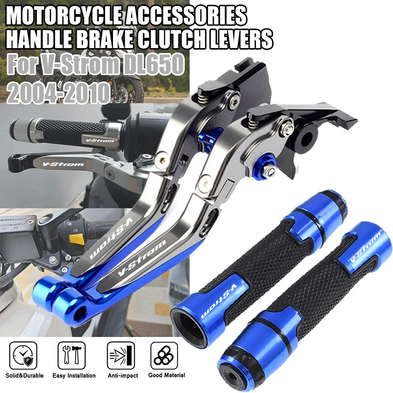 

Fit For DL650 V-Strom DL 650 XT VStrom 650 2004-2010 Motorcycle Accessories Folding Extendable Brake Clutch Levers