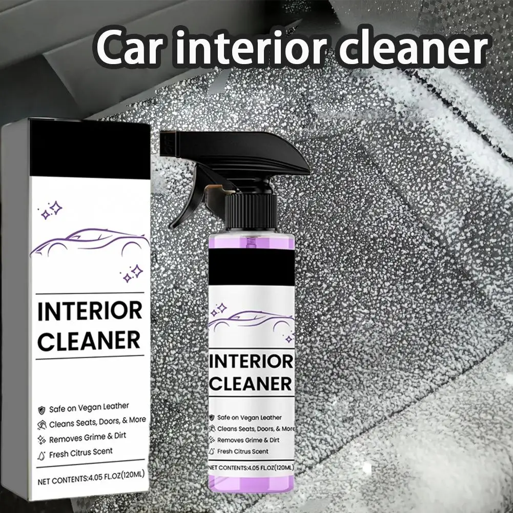 

120ml Multi-purpose Foam Cleaner Cleaning Agent Automoive Foam Home Car Spray Cleaning Cleaner Home Interior Cleaners Foam Q1P9