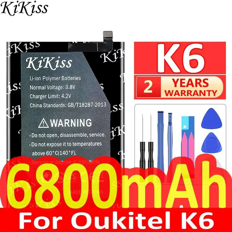 

Надежный источник питания для аккумулятора мобильного телефона Oukitel K6 6800 мАч