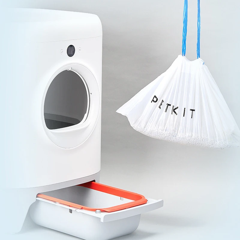 Bolsa de repuesto para caca de gato, bandeja de inodoro automática de autolimpieza, caja de almacenamiento inteligente para el hogar, suministros de limpieza, 20 piezas