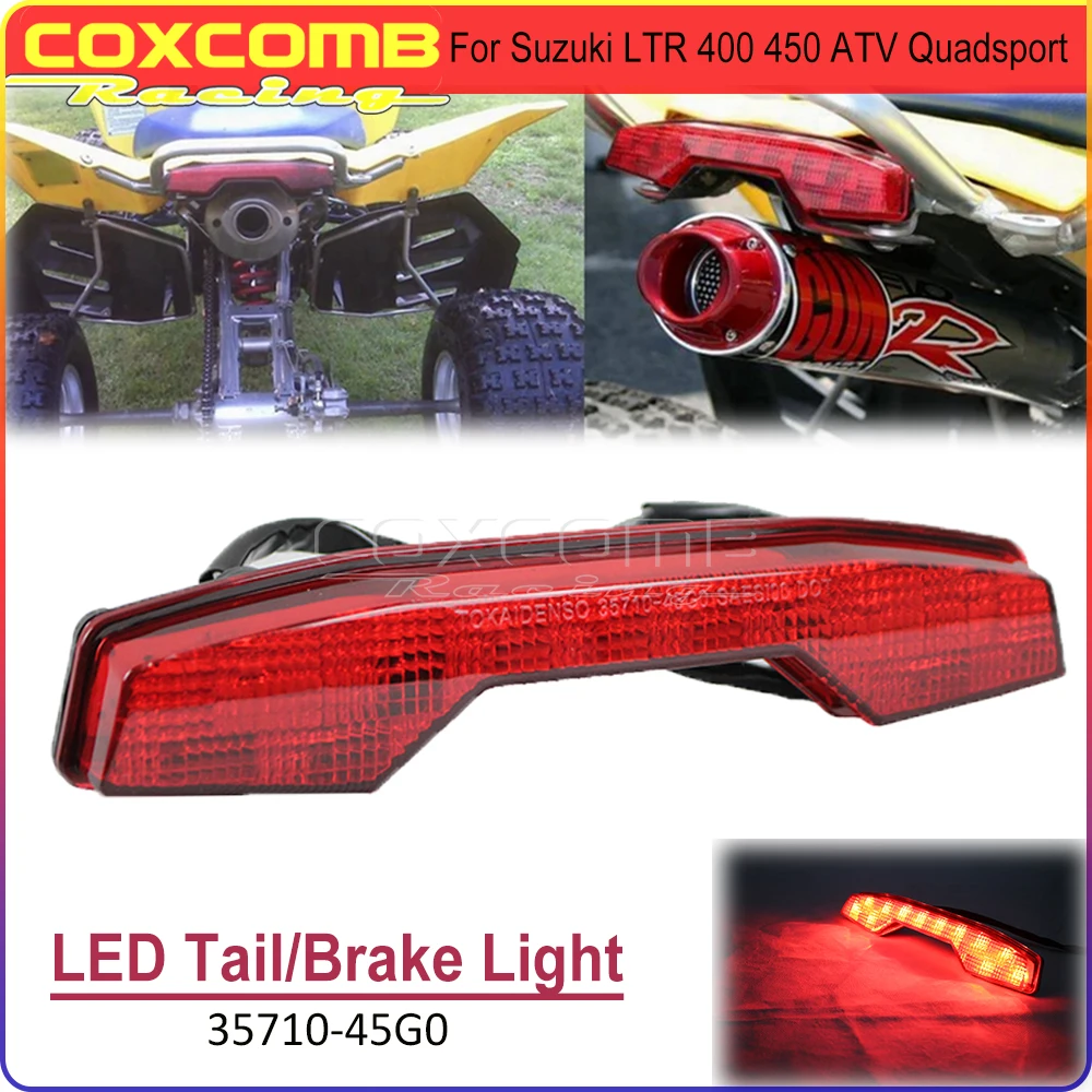 For Suzuki LTR-400 LTR-450 LTR 400 450 Motorcycle Tail Lamp Assembly Red Brake Stop Blinker 35710-45G0 Tail Indicator Taillight