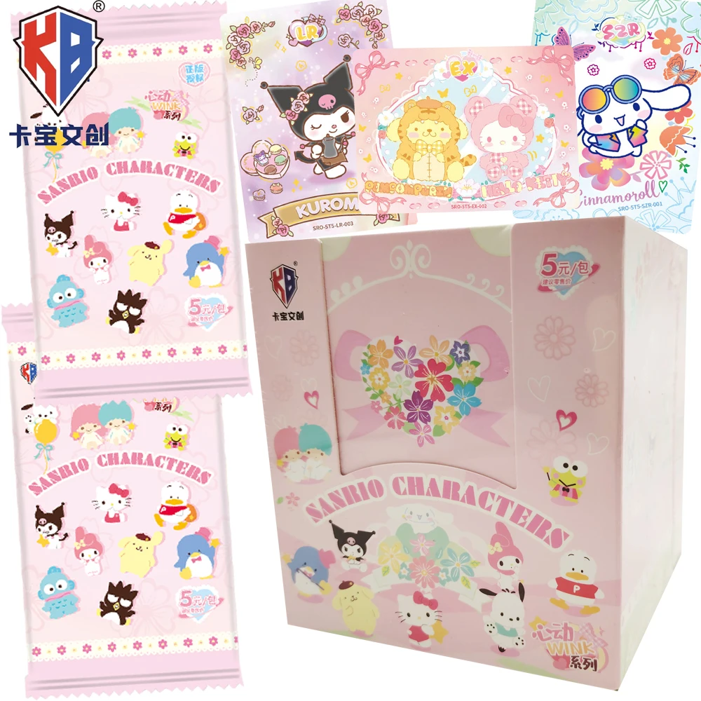 

Новые оригинальные коллекционные карты Kabao Sanrio, яркие жизненные личности, милый мультяшный аниме-фигурка, счастливый скейтборд, карты SSP, подарок на день рождения