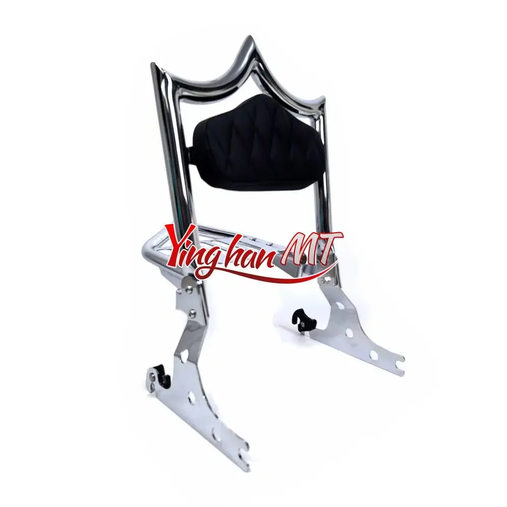 Motorcycle Passenger Sissy Bar Backrest For Harley Softail FLSTF Fat Boy 08-24 Softail Breakout FXBRS 114 13-23