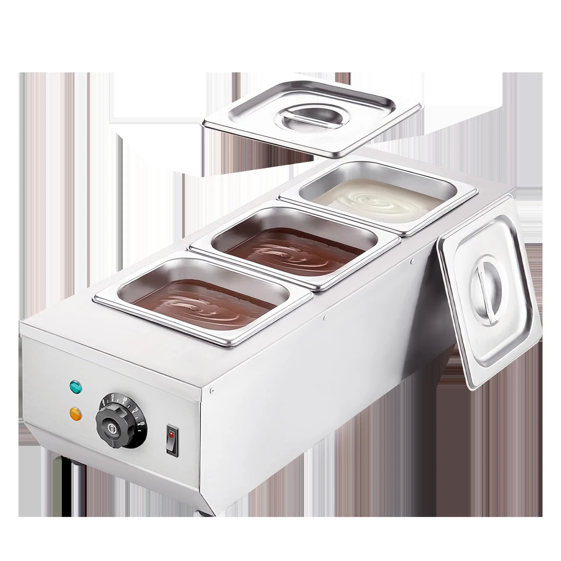 Singwinner 2 3 Tanks Elektrische Chocolade Tempereermachine Chocolade cascade Smeltkroes voor Keuken huishoudapparatuur