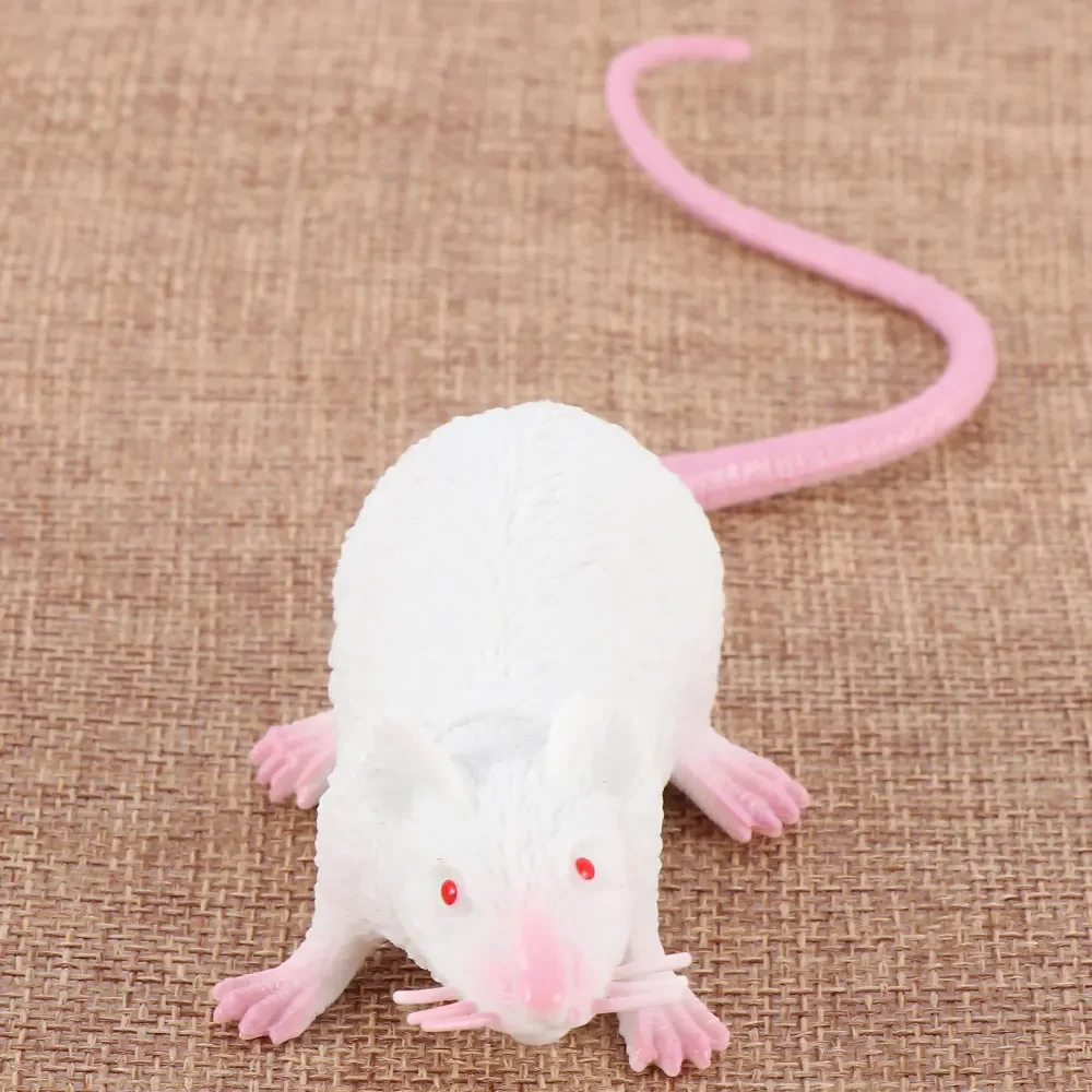 2025 Hot 3 Stuks Grappige Lastig Grap Nep Levensechte Muis Model Prop Halloween Gift Toy Party Decor voor Kinderen nieuwigheid & Gag Speelgoed