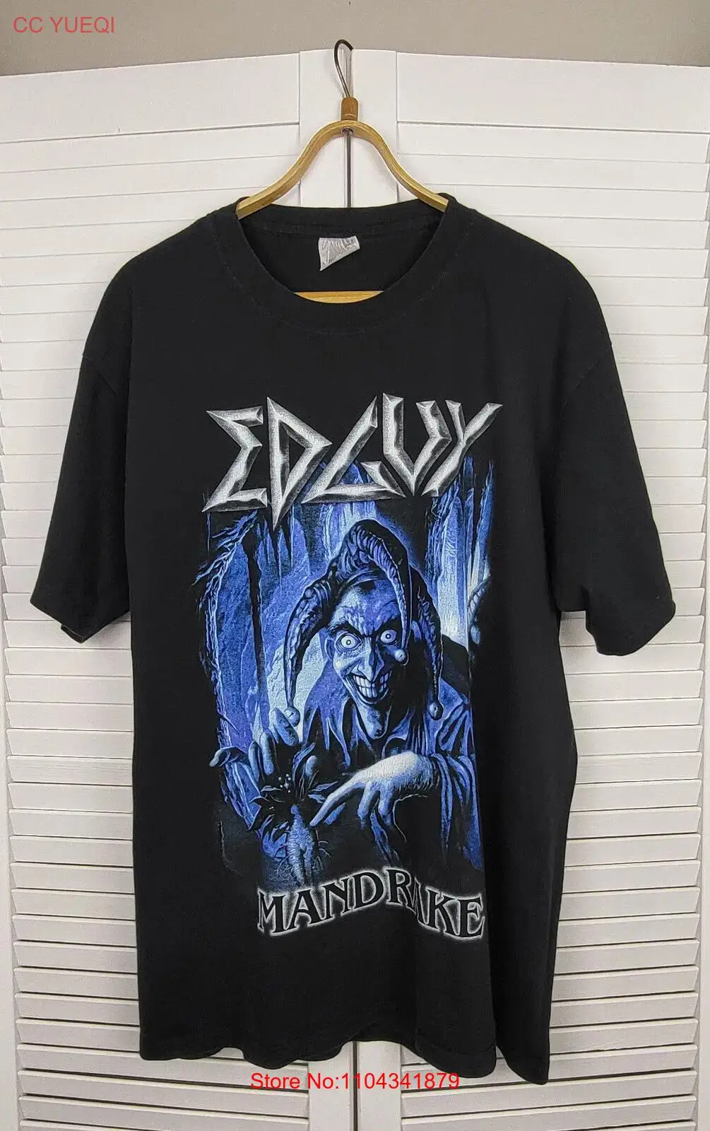 Vintage Edguy Mandrake World Tour 2001 T-Shirt