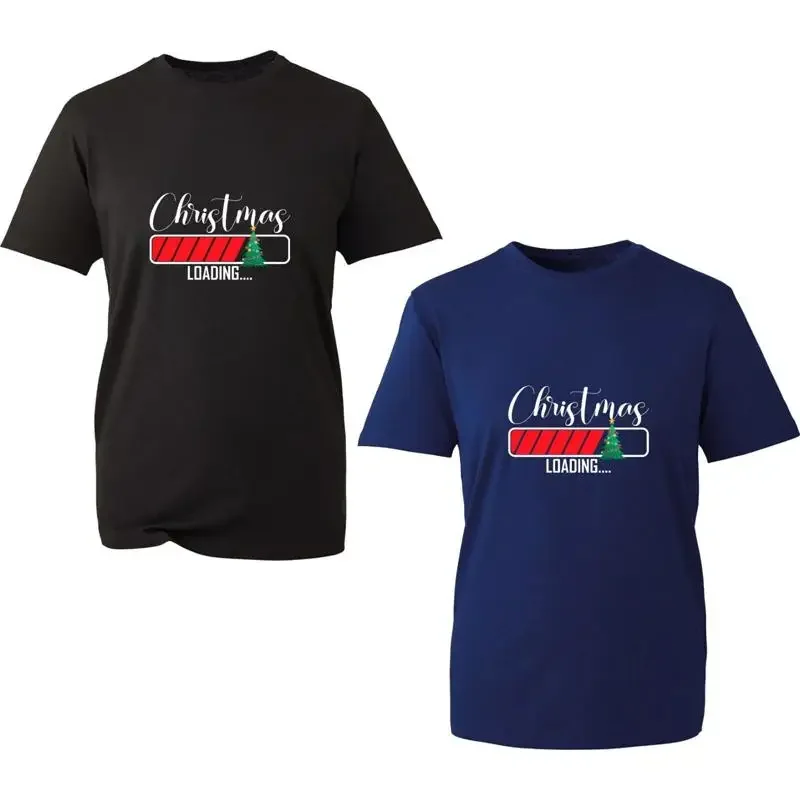 Christmas Loading T Shirt Holiday Season Decor Xmas Tree Top