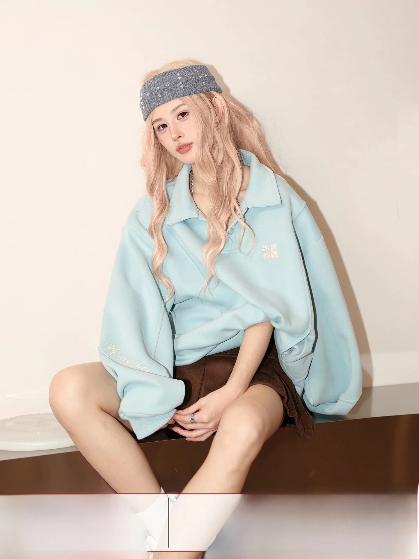 

Женская толстовка American Sle, 420 г, плотная, весна-осень, маленький размер, топ, бренд Manyston Quali Faion