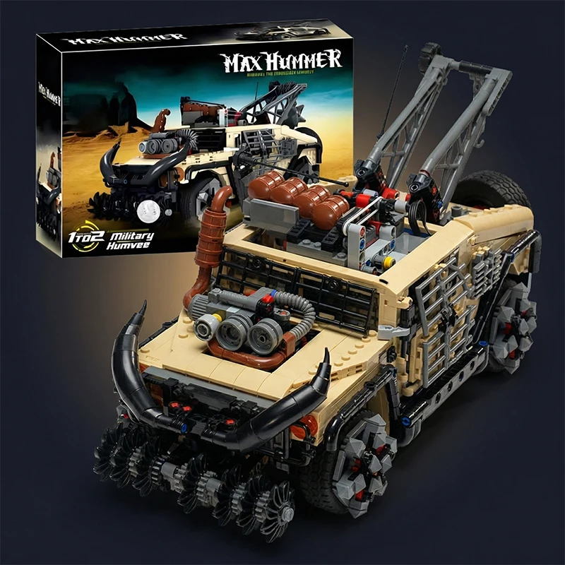 

MOC Military Tracked Armored Vehicle Building Blocks Sets Fury Off-Road Model Bricks Cars Kit Boys Adult Birthday Gifts 2069pcs
