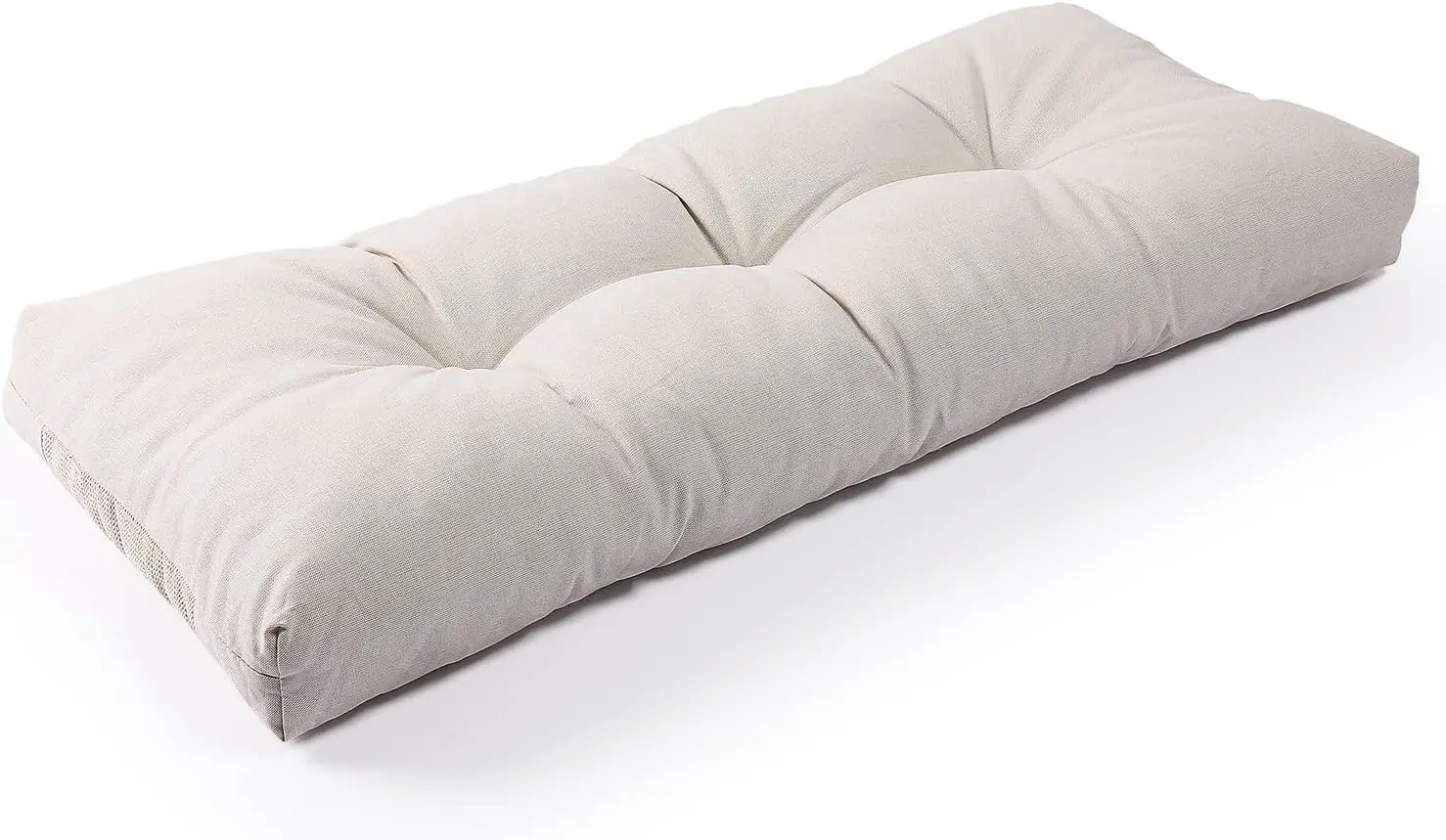 

Non Slip Tufted Memory Foam Bench Cushion 42x16x4 inch, Water Resistant FadeShield UV Protection, Thick Bench Pad for Indoor