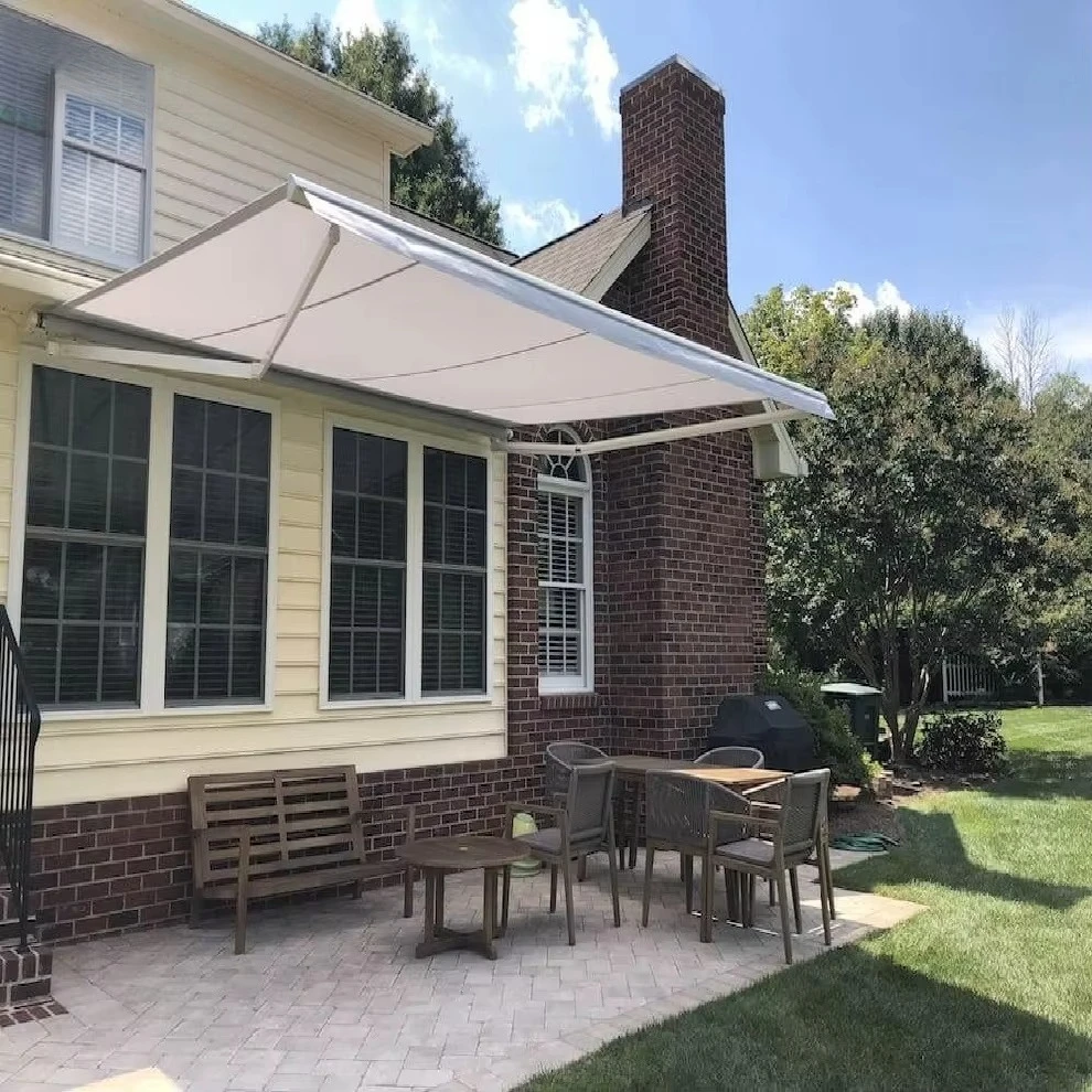 gy-Home Upgrade Retractable Canopy - Sealed Housing, Low-Maintenance, Perfect For Urban Balconies