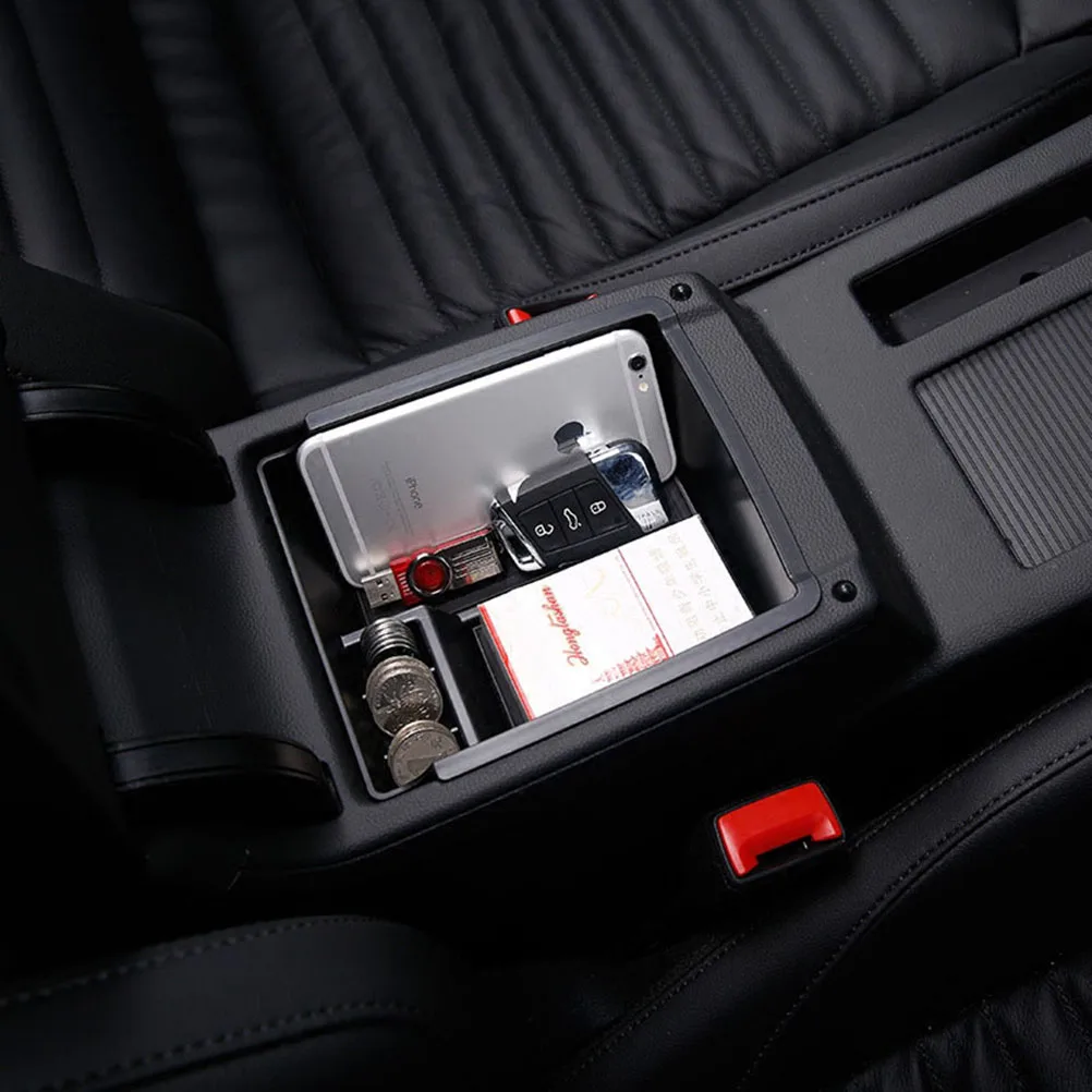 Armrest Storage Box Phone Holder Center Console Organizer Case For VW Volkswagen Passat B8 Sedan Variant Alltrack 2016 2017 2018