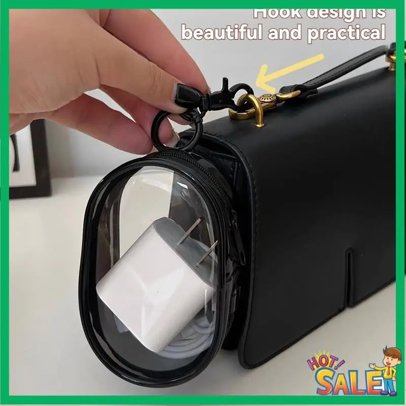 

A53T Дорожный футляр для хранения Прозрачный ящик для хранения Утолщенный кошелек Симпатичная кукольная сумка Организация B