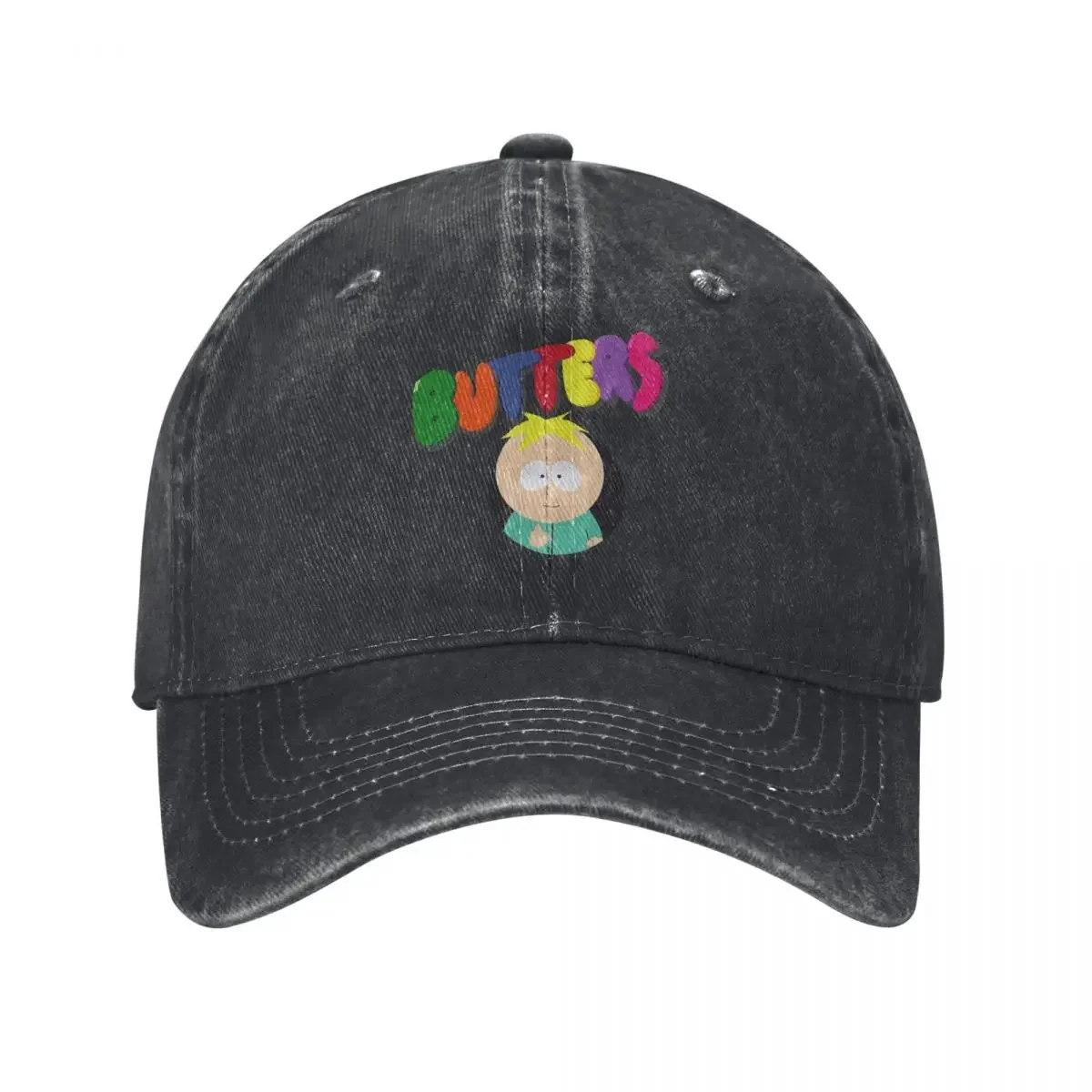 SouthParked Butters Distressed Washed Casquette Baseball Caps Unisex Graphic Outdoor Summer Caps