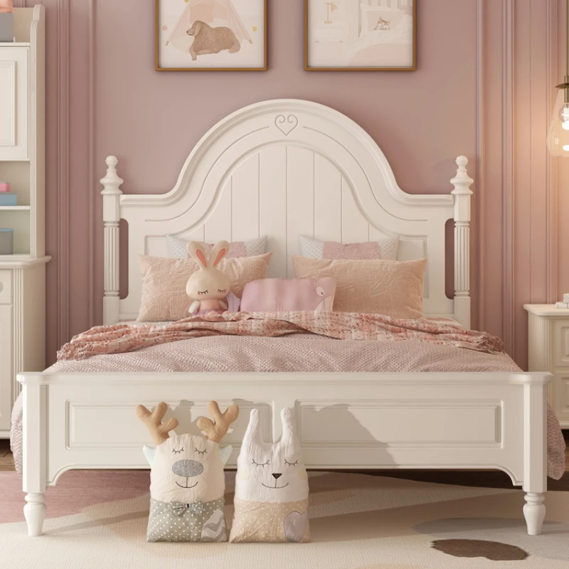 

Suit Combination Children Beds Room Small Girl Simplicity Modern Children Beds Princess Cama Infantil Bedroom Furniture QF50TC