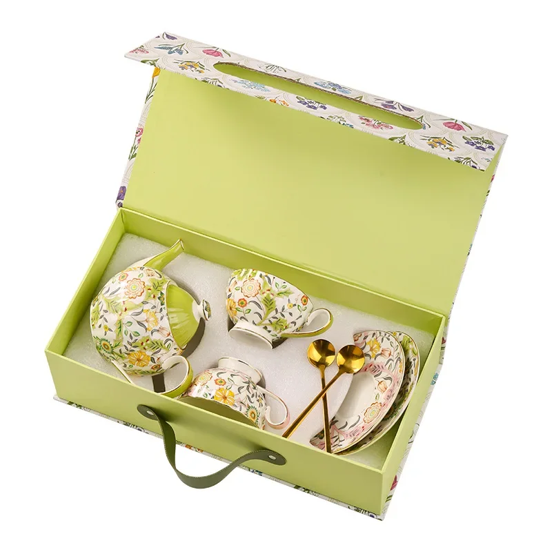 Chunhe Jingming, high-end exquisite new residence housewarming teacup kettle set afternoon tea set