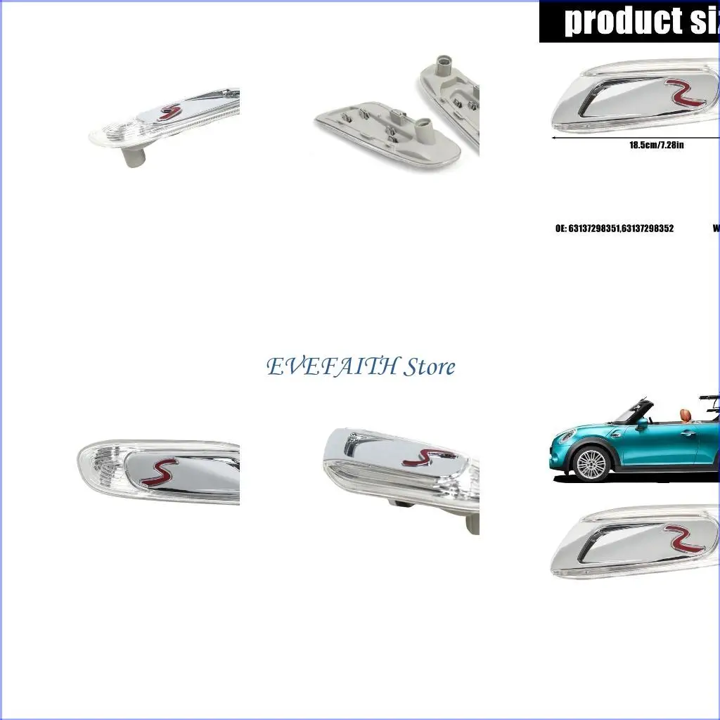 

124B Lights Indicators Lamp Without Bulbs for MINI F57 63137298351 63137298352