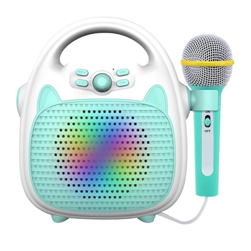 090B Children's Multifunctional Microphone Bluetooth-compatible Speaker with Voices I