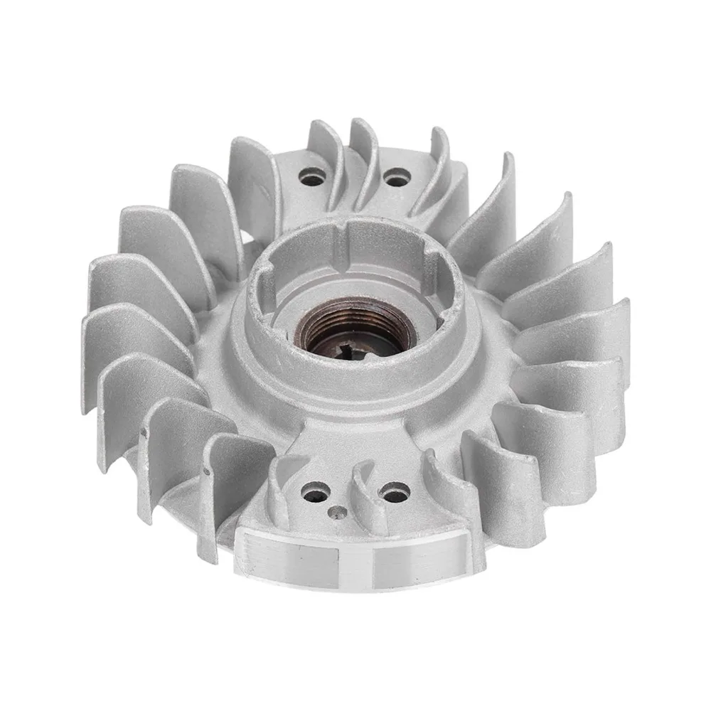 High Accuracy Chain Saw Flywheel High Hardness Aluminium Alloy Replacement Flywheel Easy to Install Grey for STIHL 044 MS440