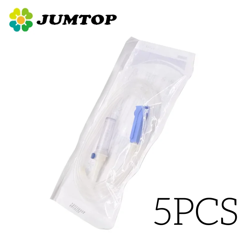 JUMTOP 5 Pack Dental Water Pipe Disposable Tube for NSK Dental Implant Surgical Flushing Pipe Irrigation Tubing Set