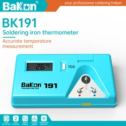 Bakon BK191 Soldering Iron Tip Tester Thermometer, Lead-Free Solder, LCD Digital Display, 0 ~ 700 ℃ Sensor Mechanic