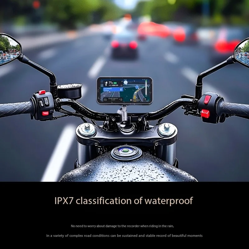 SJCAM RD10 All-in-one Creen Projection Navigation การบันทึกหน้าจอสัมผัส 5G wifi สนับสนุน CarPlay อัตโนมัติสําหรับรถจักรยานยนต์ขี่