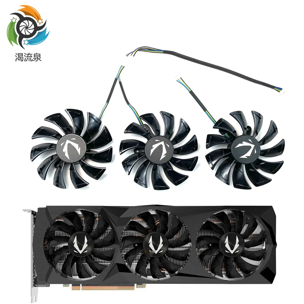 

New 87MM RTX2080 2080Ti Graphics card cooling fan GA92S2U DC12V 0.46A 4PIN for ZOTAC GeForce RTX 2080 Ti AMP Edition Cooler Fan