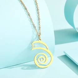 Chandler Stainless Steel Dai Ko Myo Pendant Necklace Jewelry for Men and Women