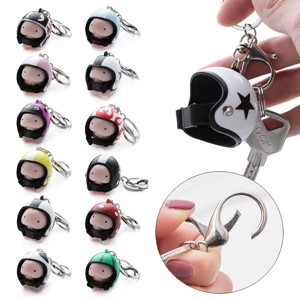 Gifts Five-stars Shape Trinket Accessories Ornament Helmets Keychain Bag Pendant Dingding Toys Key Ring