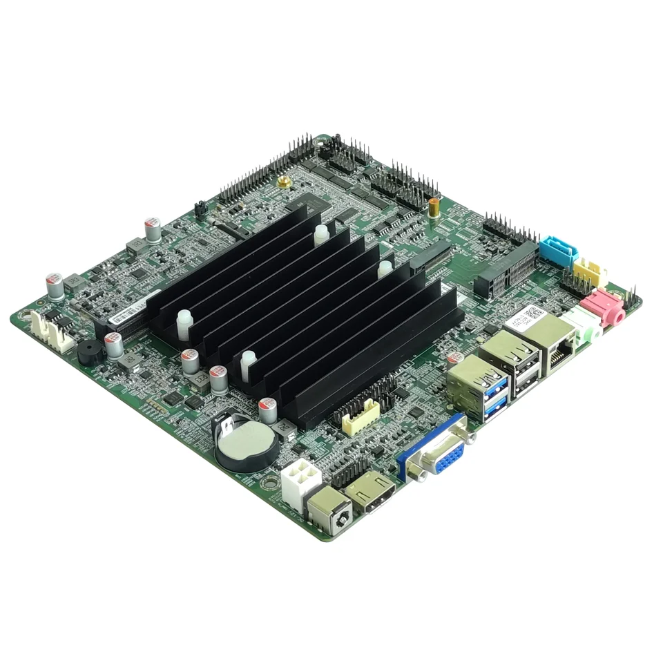 Elsky Bare Fanless Mainboard J6412 ITX Motherboard DDR4 ram 4K Display LVDS EDP Option for Vending Machine