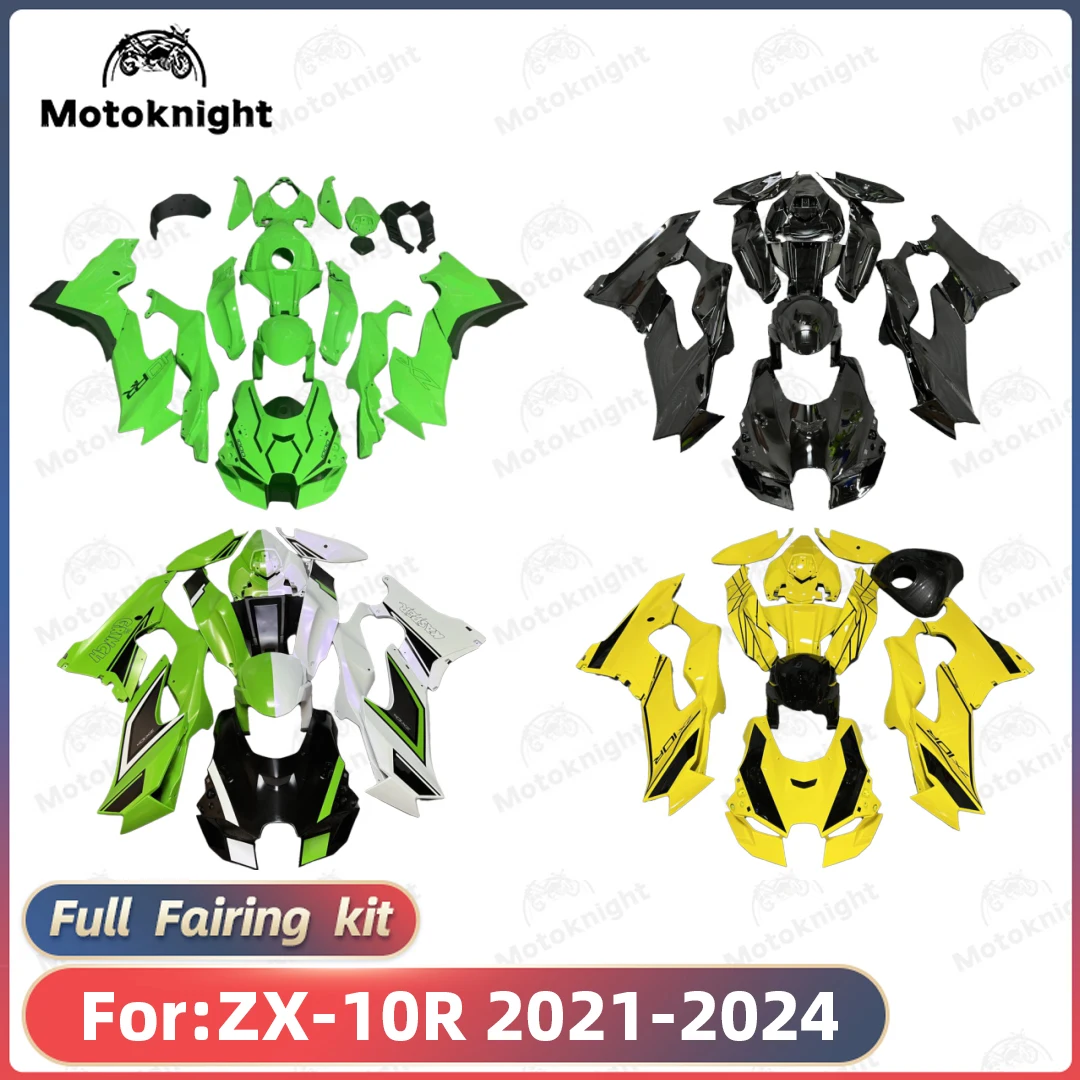 

New ABS Motorcycle full Fairing Kit Fit For KAWASAKI ZX-10R ZX10R 2021 2022 2023 2024 2025 Custom Fairings Kits Bodywork Shell