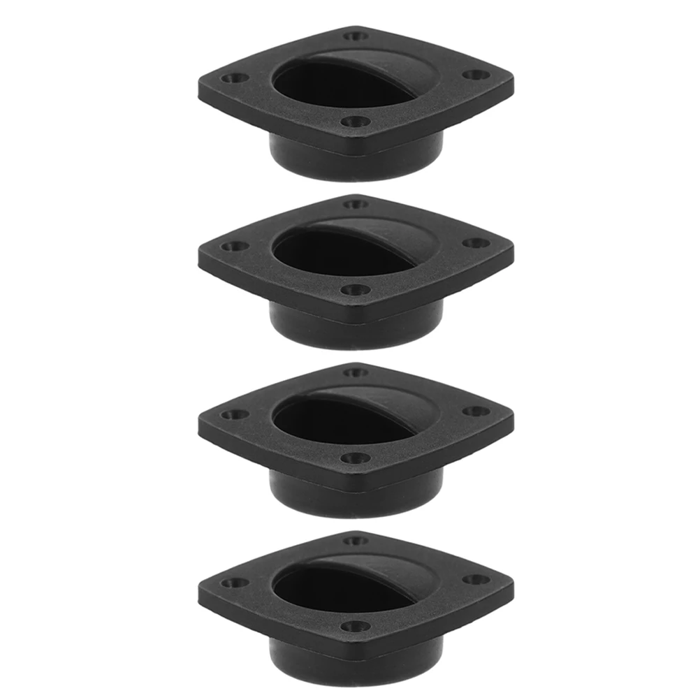 

4pcs Boat Handle Pull Storage Latches Flush Hatch Handles Locker Door Repair Part Marine CabinetLatch Sturdy Plastic Versatile