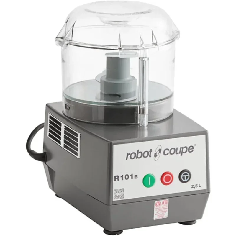 Coupe R101B CLR Combination Food Processor, 2.5 Quart Clear Batch Bowl, Polycarbonate, Clear, 120v