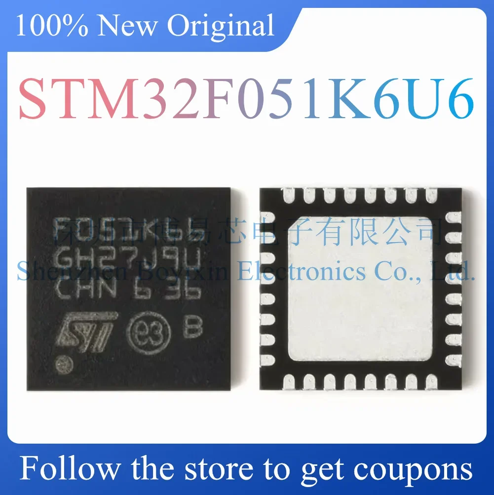 

Новый оригинальный товар, модель STM32F051K6U6