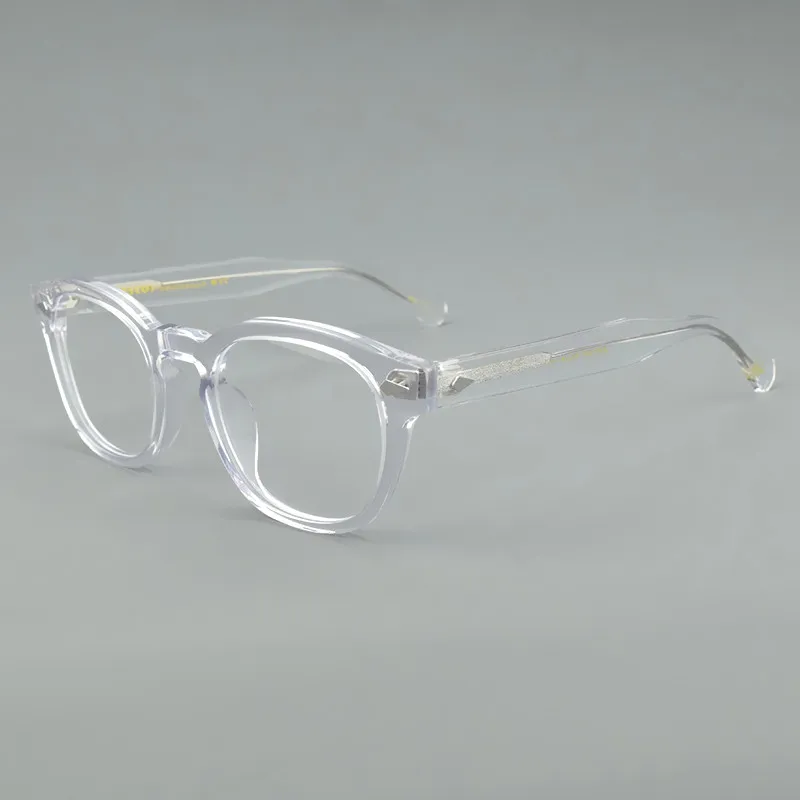 2025 Retro Eyeglasses Frames for Men Johnny Depp High Quality Acetate spectacle Women Luxury Brand Vintage Glasses Frame Lemtosh image 3