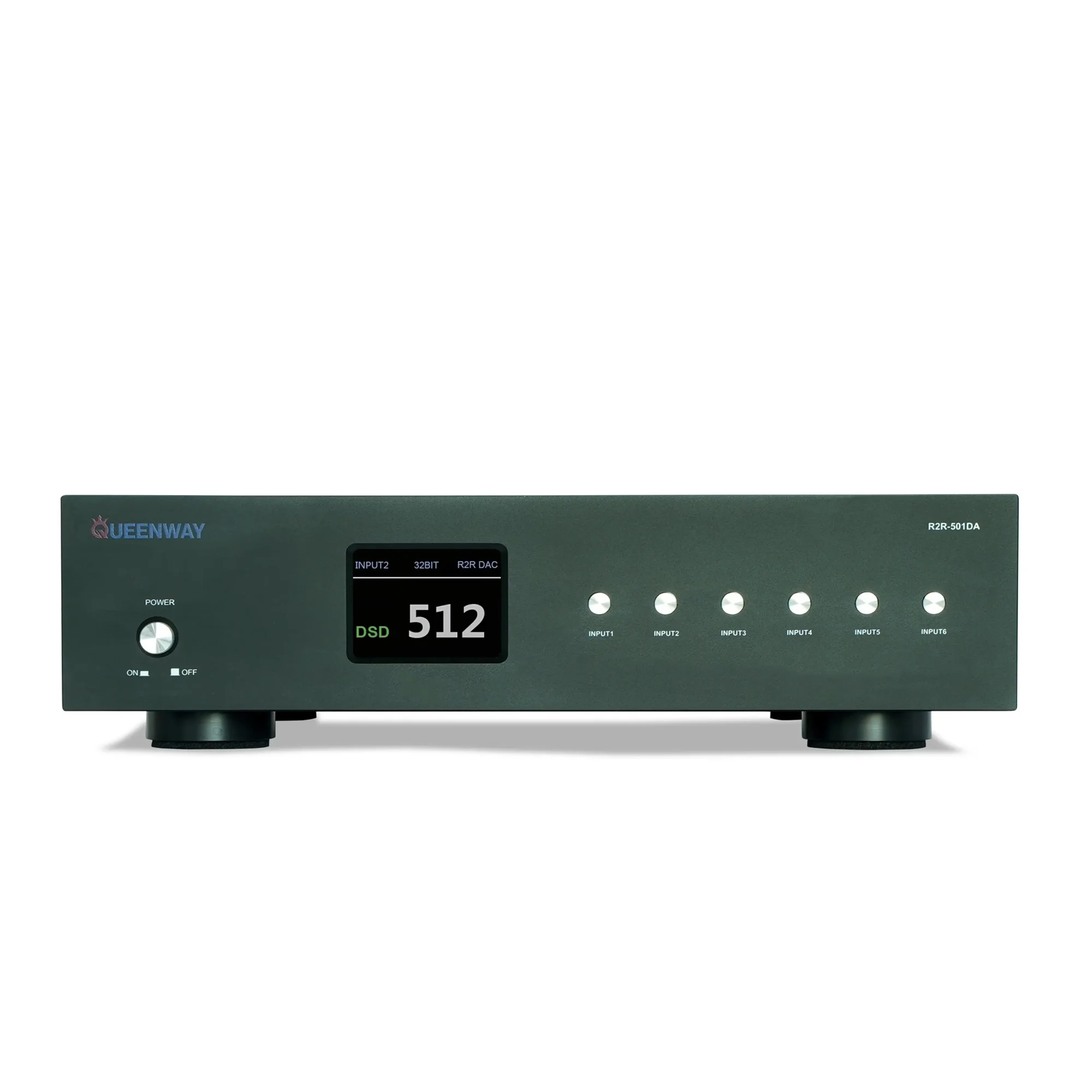 

Queenway R2R-501DA R2R DAC IIS I2S RJ45 HD-MI(8 Kinds Line Order) Input 32bit 384KHz DSD512 Without Volume Control