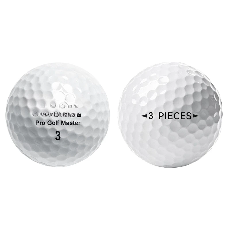 High elasticity custom color practice golf ball three-layer rubber core